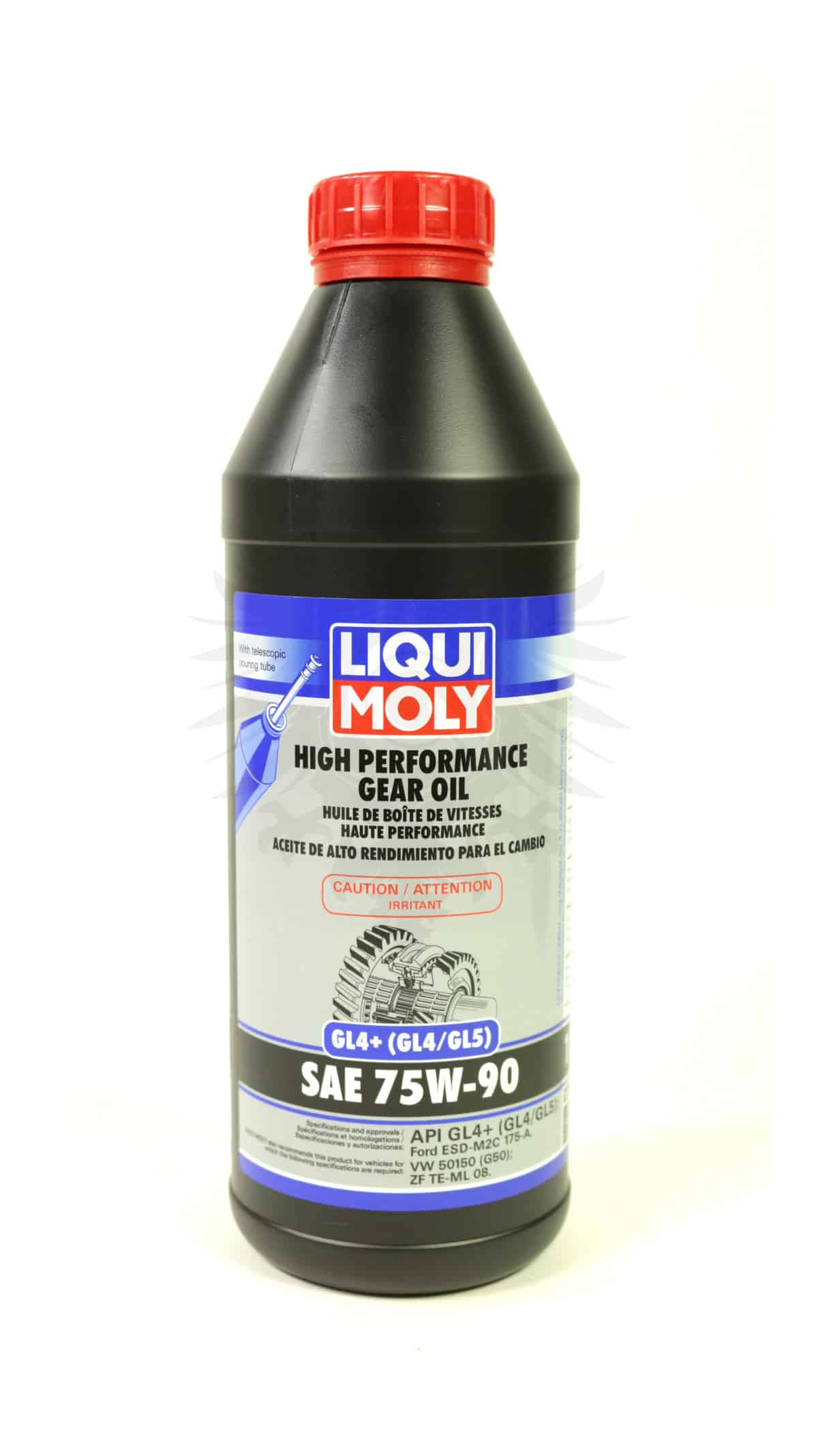 Gear Oil,  Moly SAE 75W-90 GL4+ – Cascade German Parts