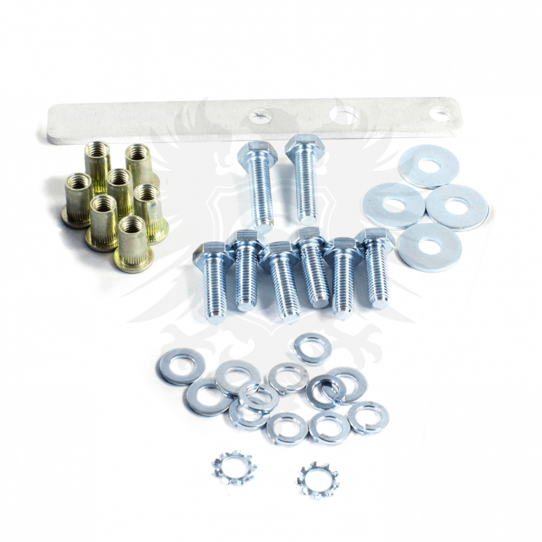 Replacement Skid Plate Hardware Kit, Evolution Atlas Cascade German Parts