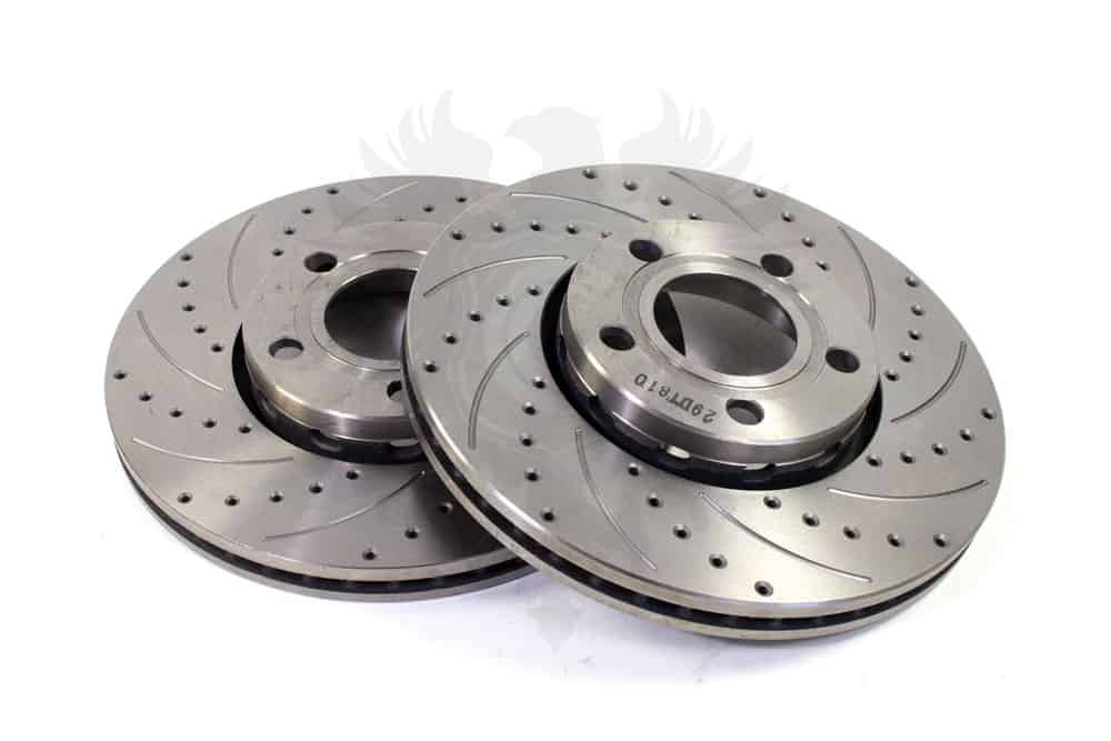Front 288 mm Brake Rotors And Metallic Pads For Audi A4 A6 VW Passat Quattro 2WD