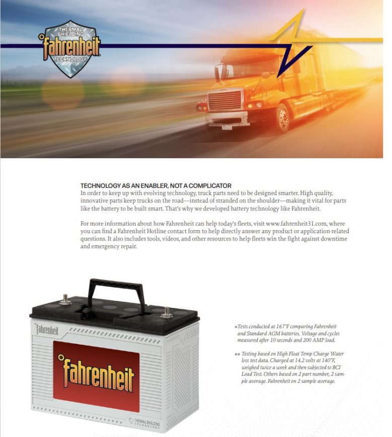 Battery, Group 31 9F31 AGM High Temperature Marine Semi Truck Solar