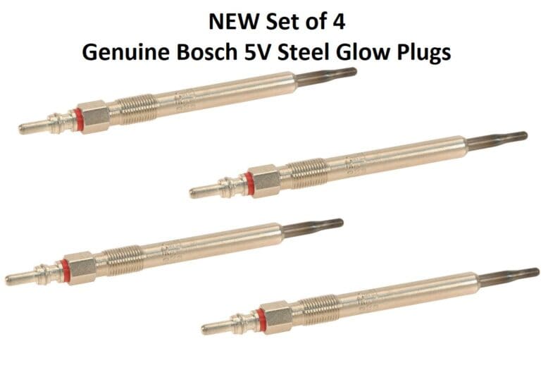 Glow Plug Set, Bosch Jeep Liberty 2.8 CRD Cascade German Parts