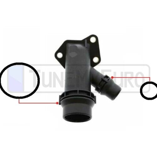Coolant Flange Replacement For BMW X3 X5 X6 E91 E90 E61 E60 E46 E39 – 2.0-3.0L 1998-2014